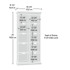 Barrister Lane Collection Tall Bookcase - Image 3
