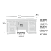 Palladia Collection Executive Desk - Image 4
